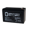 Mighty Max Battery 12V 9Ah SLA AGM Battery Replaces APC Back-UPS Pro 1300/1500 ML9-121024963